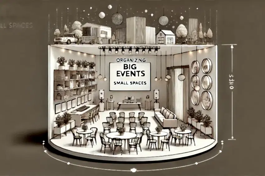 How to Organize Big Events in Small Spaces?