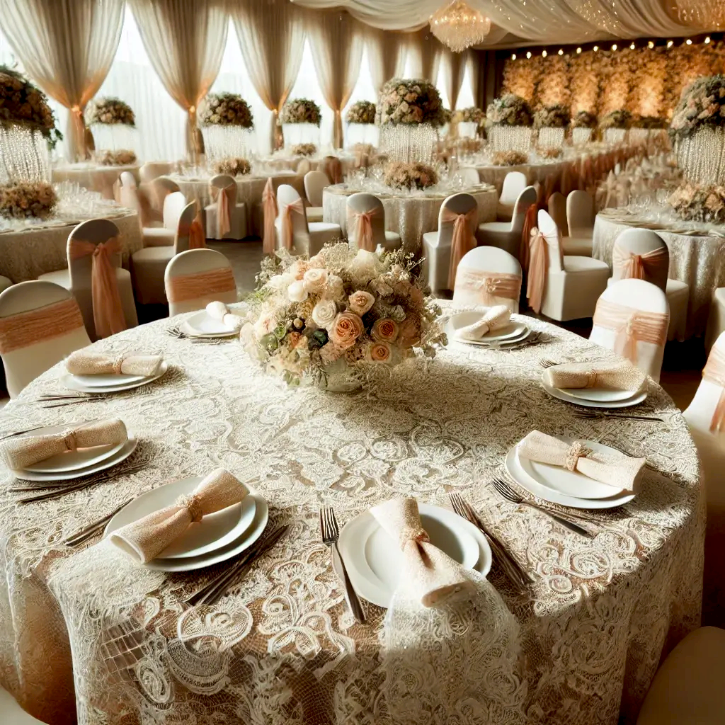 Lace Table Cover Rental